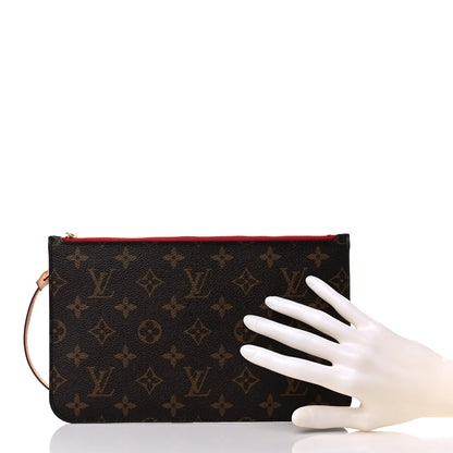 Louis Vuitton Monogram Neverfull MM GM Pochette Cherry 2 of 7
