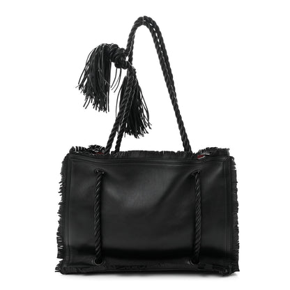 Valentino Garavani Calfskin The Rope Shopper Black 1 of 11