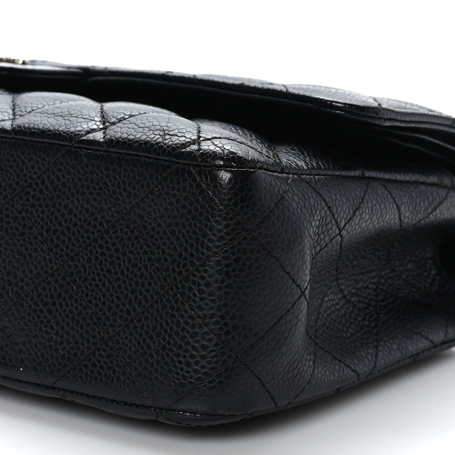 Chanel Caviar Quilted Medium Double Flap Black 9 of 9