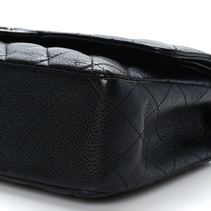 Chanel Caviar Quilted Medium Double Flap Black 9 of 9