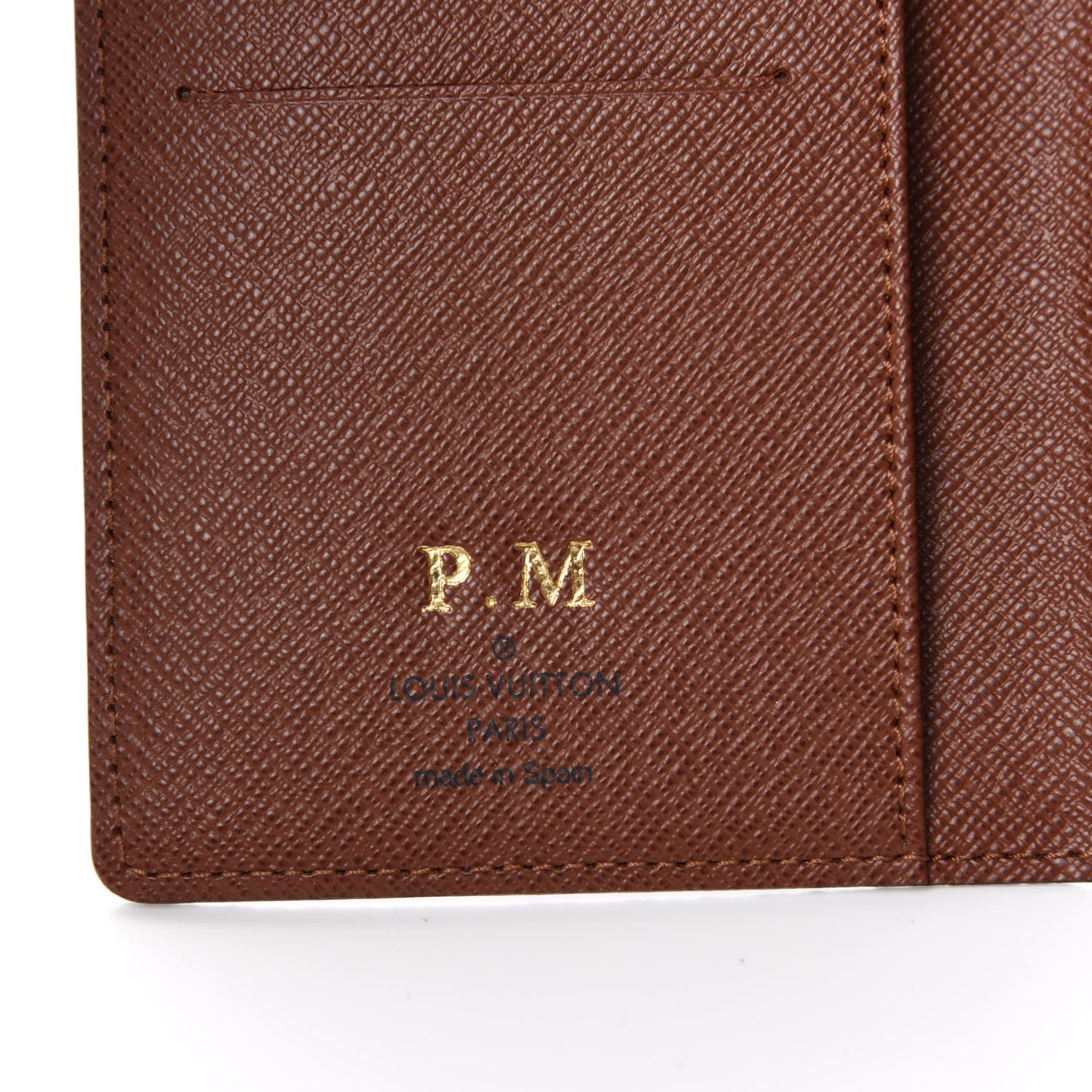 Monogram Pocket Agenda Cover