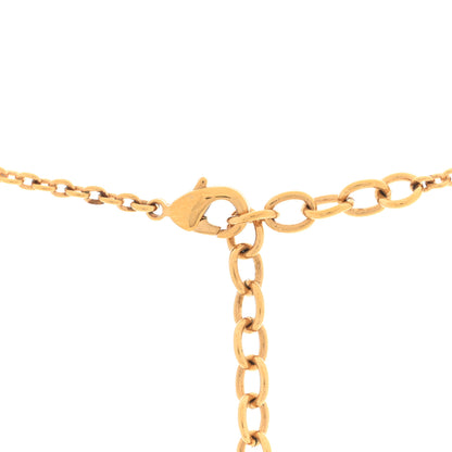 Louis Vuitton Essential V Necklace Gold 5 of 5