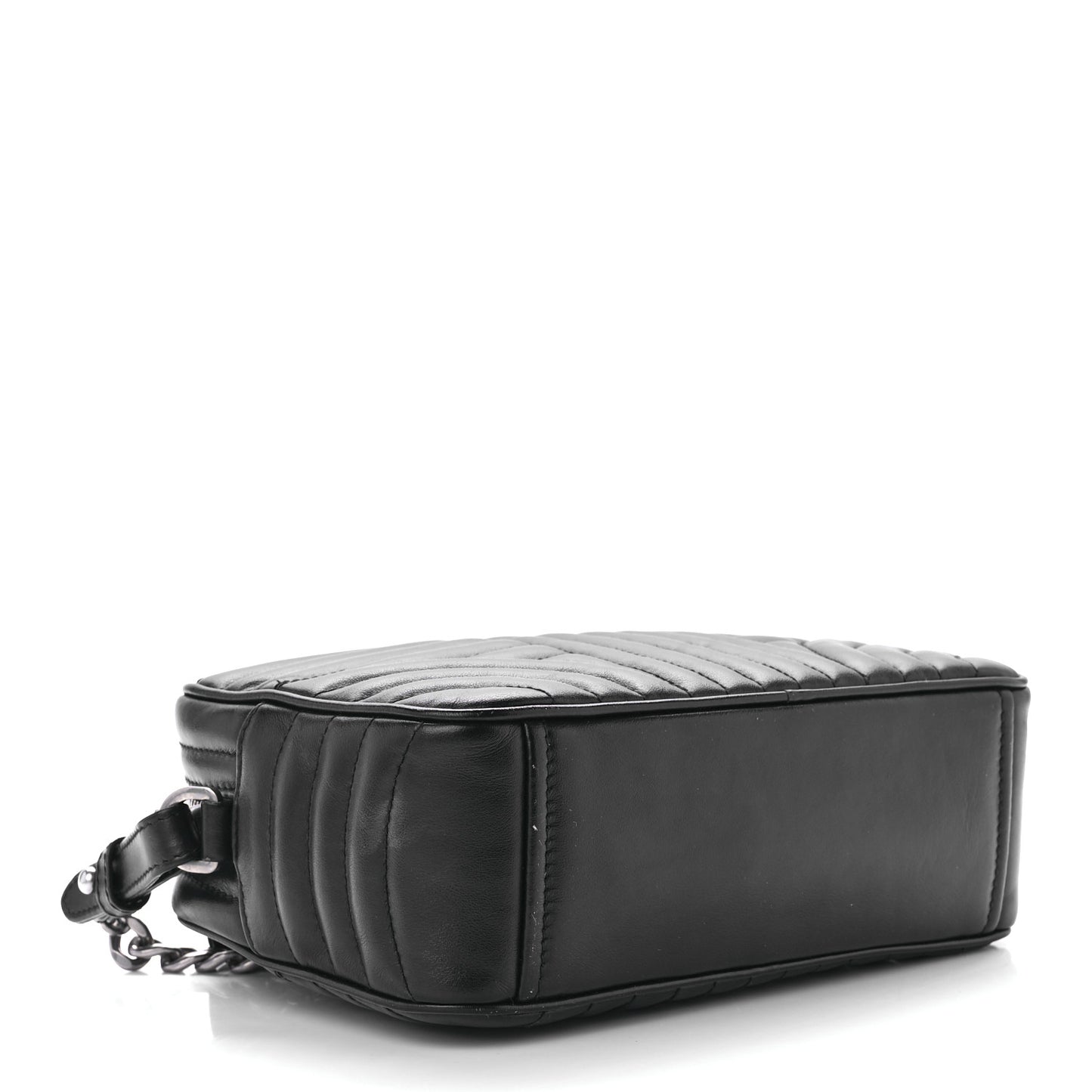 Soft Calfskin Diagramme Camera Bag Black
