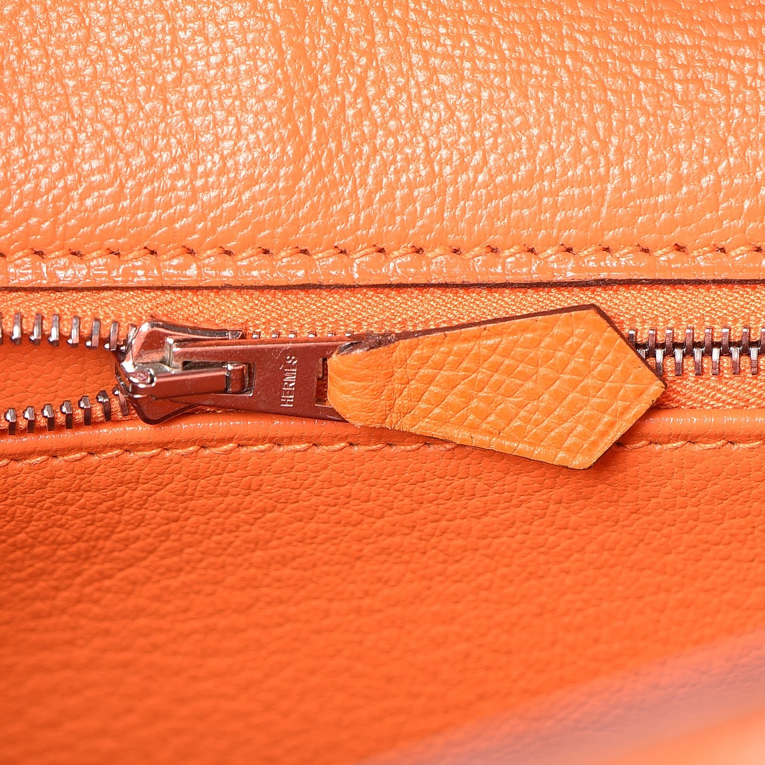 Hermes Epsom Birkin 35 Orange 17 of 49