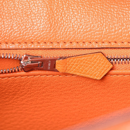 Hermes Epsom Birkin 35 Orange 17 of 49