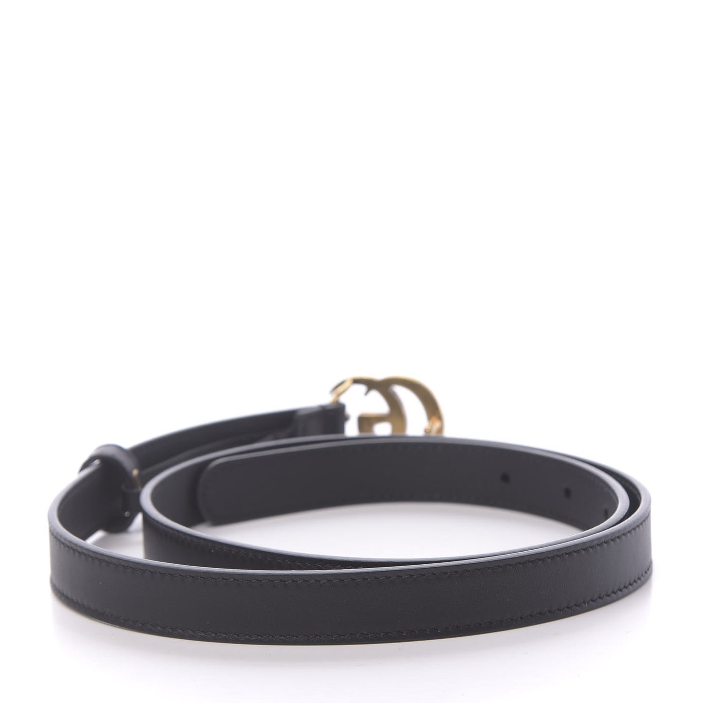 Calfskin Double G 20mm Belt 85 34 Black