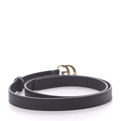 Gucci Calfskin Double G 20mm Belt 85 34 Black 2 of 5