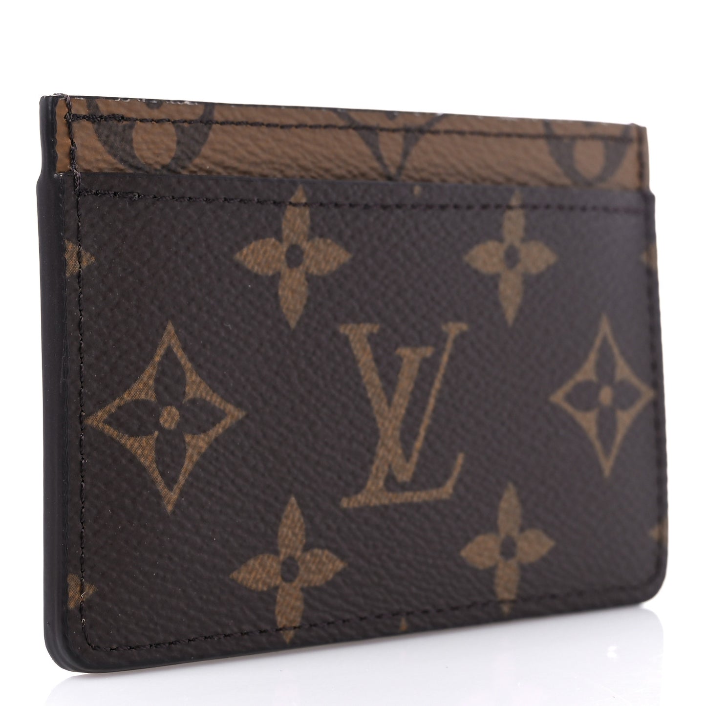 Reverse Monogram Card Holder