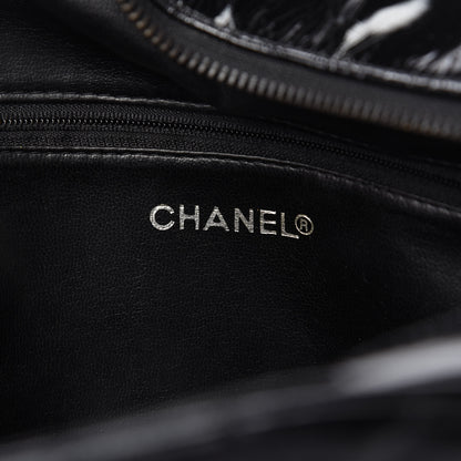 Chanel Patent Quilted Shoulder Bag Black 8 of 12