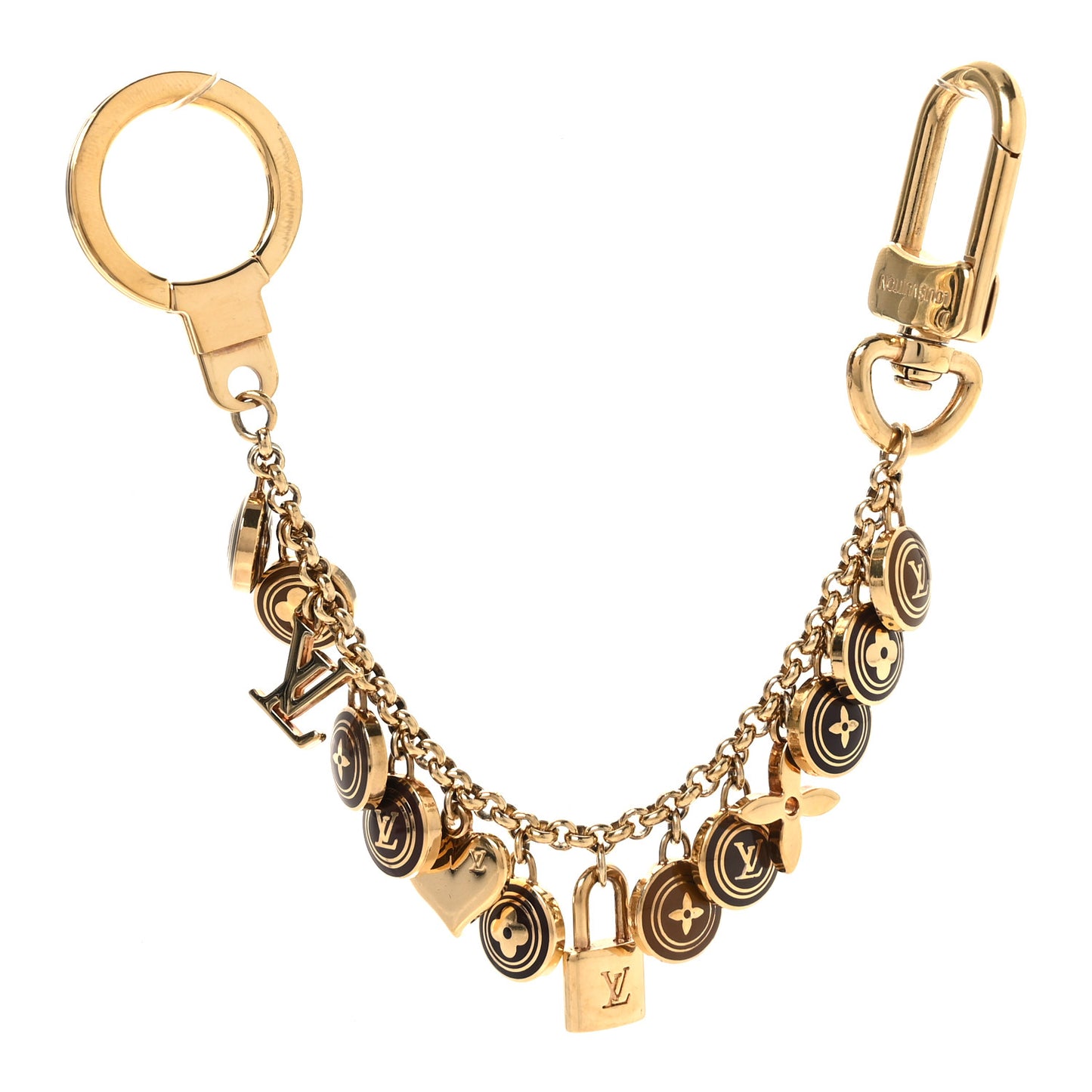 Pastilles Key Chain Bag Charm Brown
