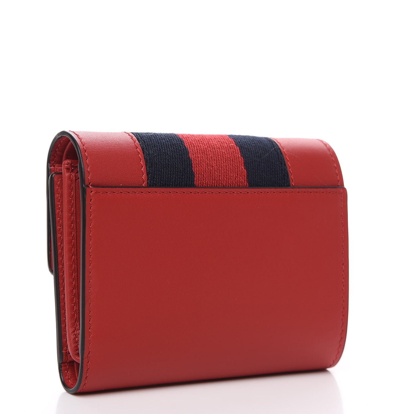 Calfskin Sylvie Wallet Hibiscus Red