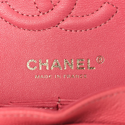 Chanel Caviar Quilted Small Double Flap Pink 6 of 9
