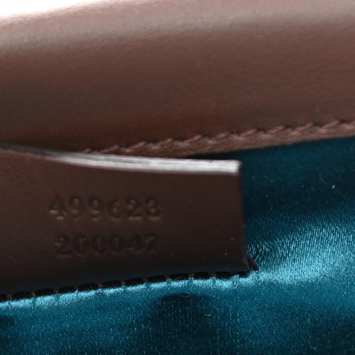 Gucci Velvet Moon Calfskin Crystal GG Monogram Small Dionysus Shoulder Bag Brown Vintage Cocoa Black Diamond 7 of 10