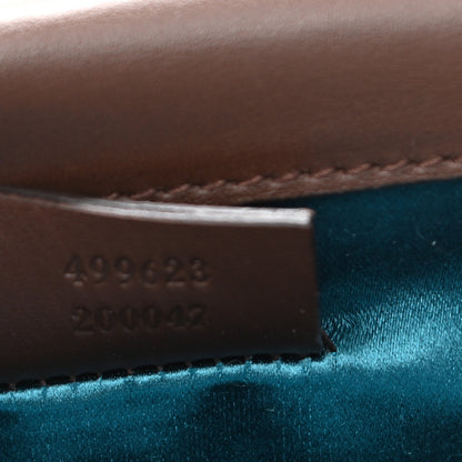 Gucci Velvet Moon Calfskin Crystal GG Monogram Small Dionysus Shoulder Bag Brown Vintage Cocoa Black Diamond 7 of 10