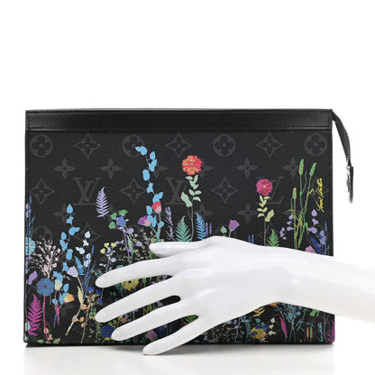 Louis Vuitton Monogram Eclipse Folia Pochette Voyage MM 2 of 8