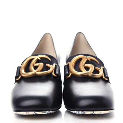 Gucci Malaga Kid GG Victoire 55mm Loafer Pumps 37 Black 2 of 13