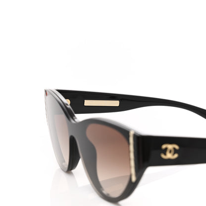 Chanel CC Cat Eye Sunglasses 6054 Brown 6 of 7