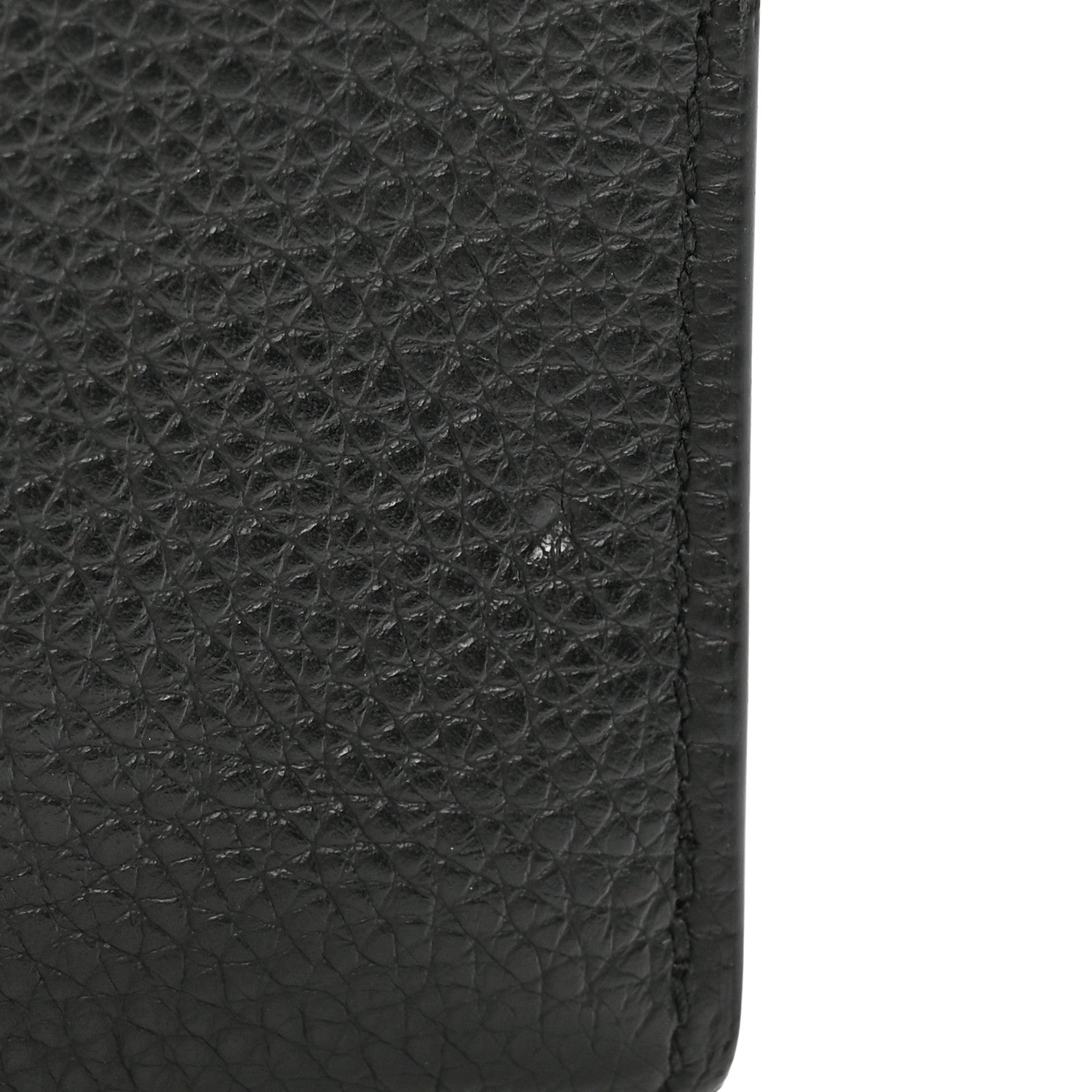 Salvatore Ferragamo Calfskin City Wallet On Chain Black 11 of 13