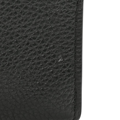 Salvatore Ferragamo Calfskin City Wallet On Chain Black 11 of 13