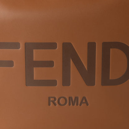 Fendi Vitello King Plexiglass Large Fendi Sunshine Shopper Tote Cuoio 10 of 10