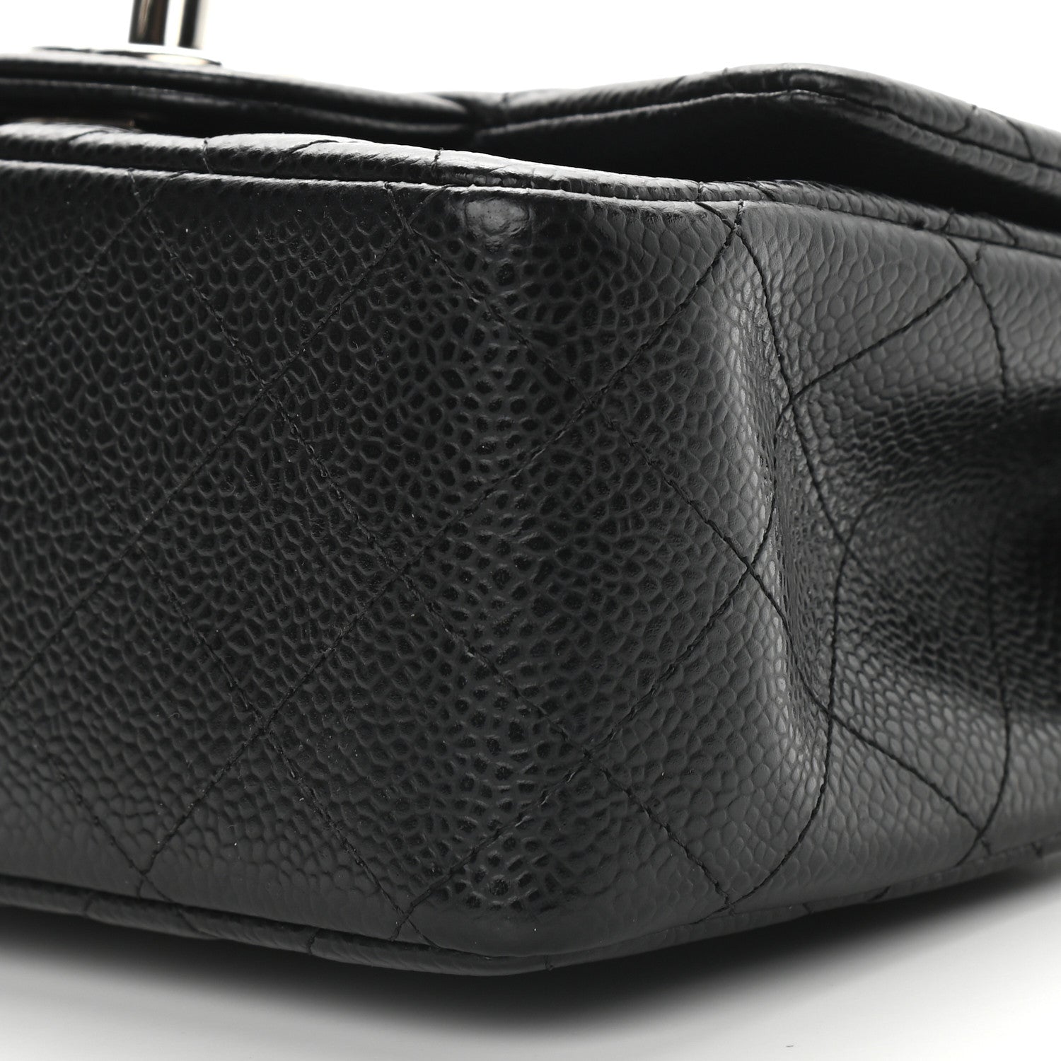Chanel Caviar Quilted Mini Square Flap Black 9 of 9