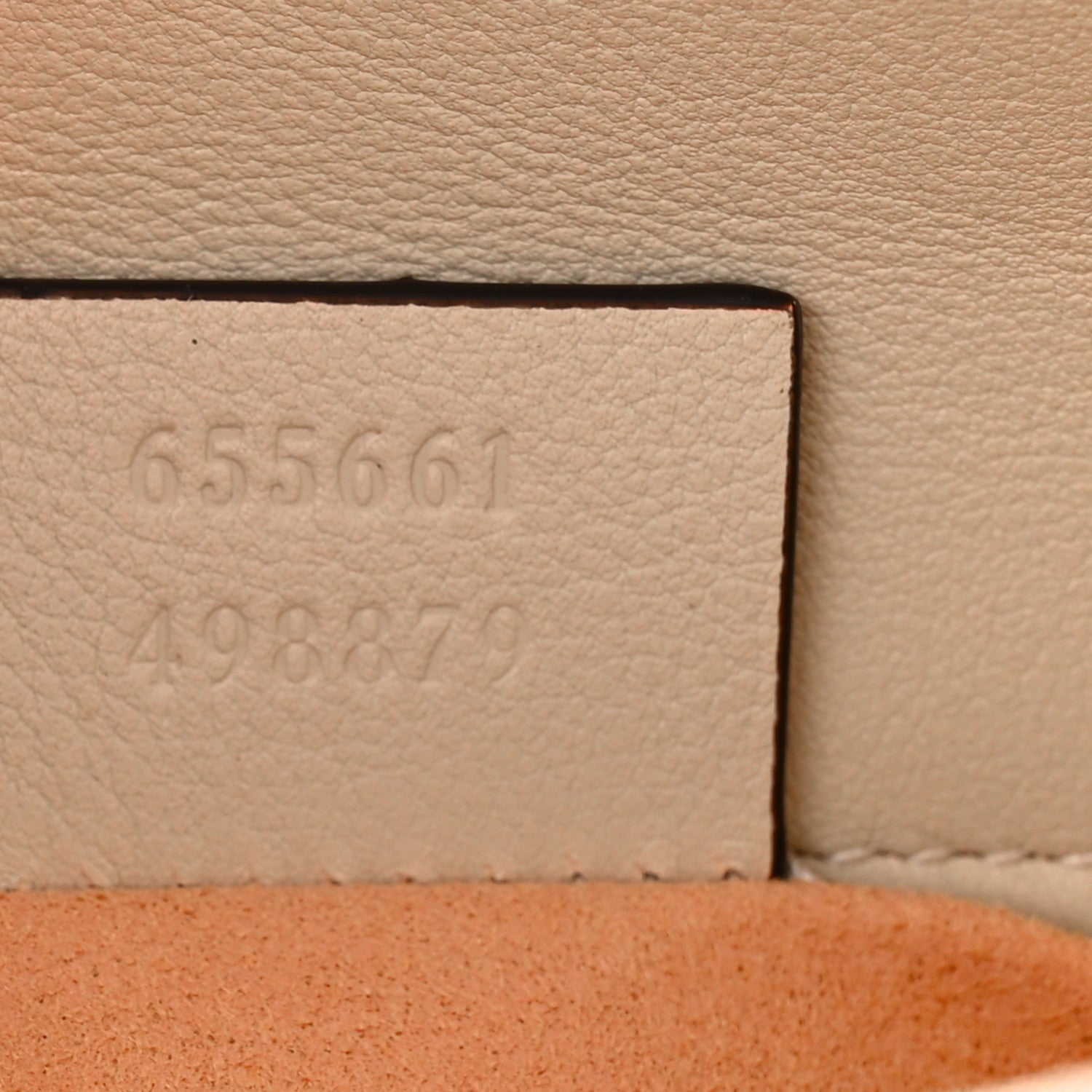 Gucci Wonka Grain Calfskin Mini Diana Tote Bag Mystic White Orange Fluo 7 of 10
