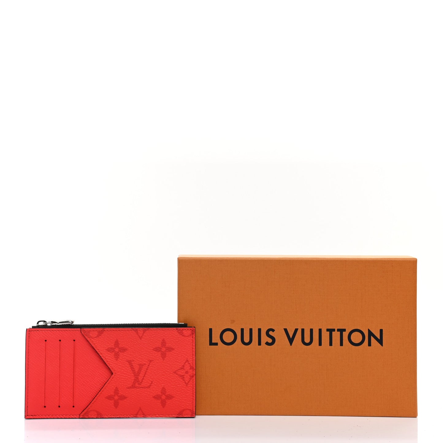 Taigarama Coin Card Holder Fire Red