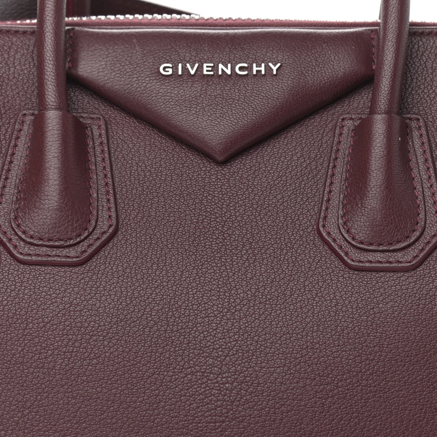 Givenchy Sugar Goatskin Small Antigona Burgundy 8 of 14