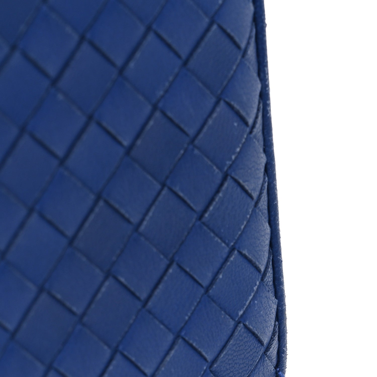 Bottega Veneta Nappa Intrecciato Zip Around Wallet Cobalt 7 of 7
