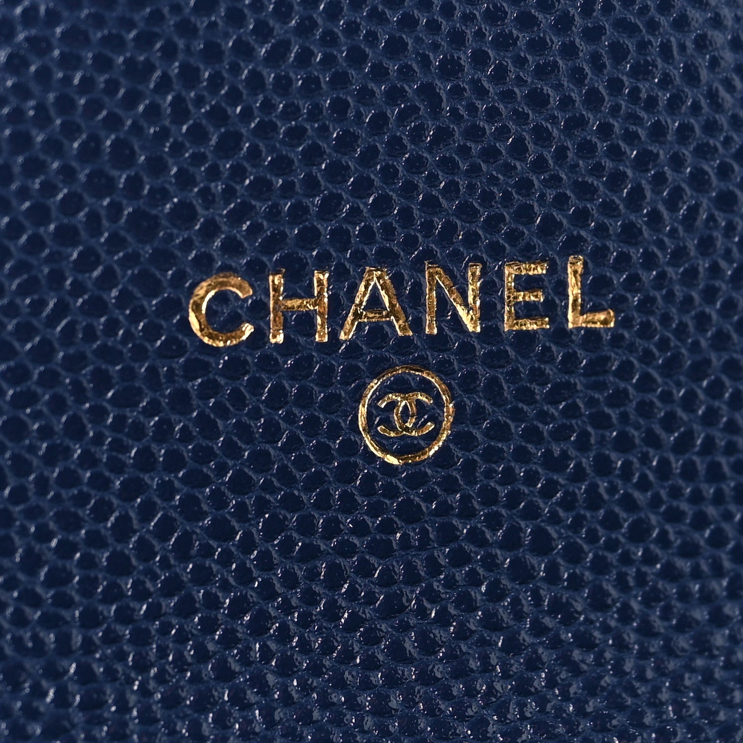 Chanel Caviar Quilted Flap Card Holder Wallet Navy Blue 6 of 9
