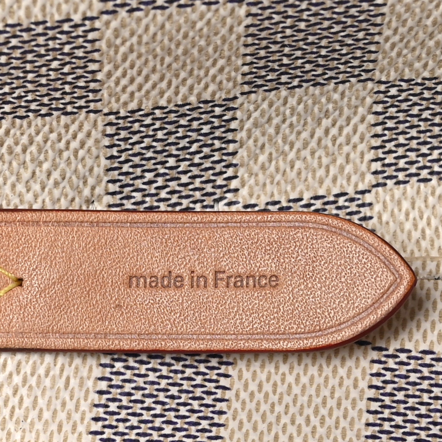 LOUIS VUITTON Damier Azur Braided Neonoe MM Peach Cream