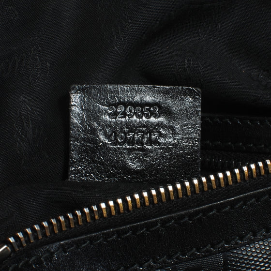 Gucci Imprime Monogram Medium Joy Stud Boston Black 8 of 9