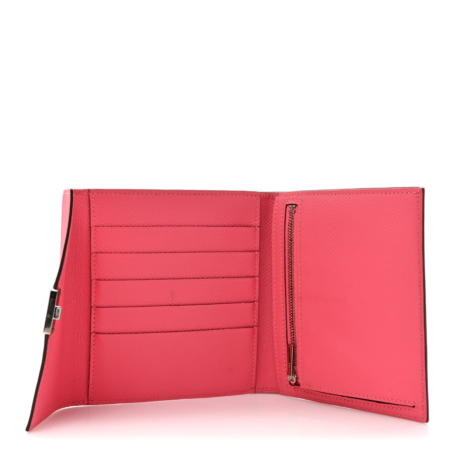 Hermes Epsom Clic 12 Wallet Rose Azalee 7 of 12
