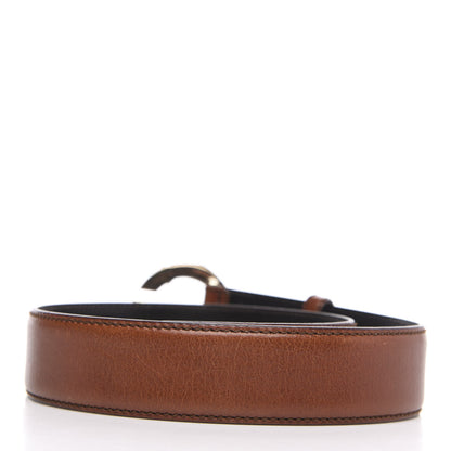 Gucci Calfskin Bamboo G Belt 70 28 Brown 2 of 5