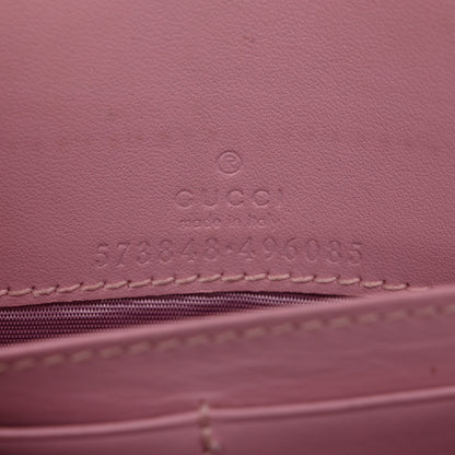 Gucci GG Supreme Monogram Strawberry Chain Wallet 6 of 13
