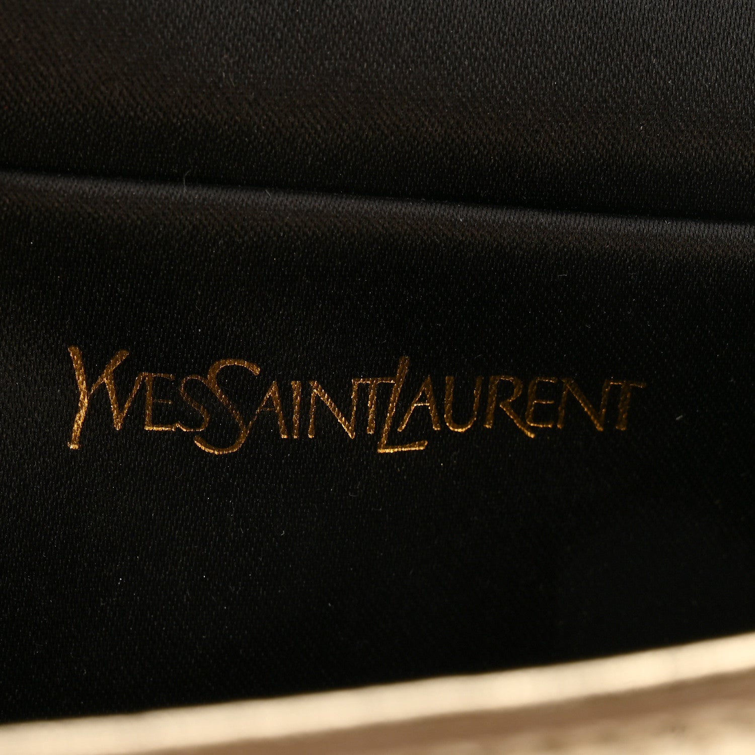 Saint Laurent Metallic Calfskin Monogram Large Belle De Jour Clutch Gold 6 of 9