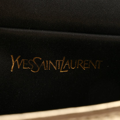 Saint Laurent Metallic Calfskin Monogram Large Belle De Jour Clutch Gold 6 of 9