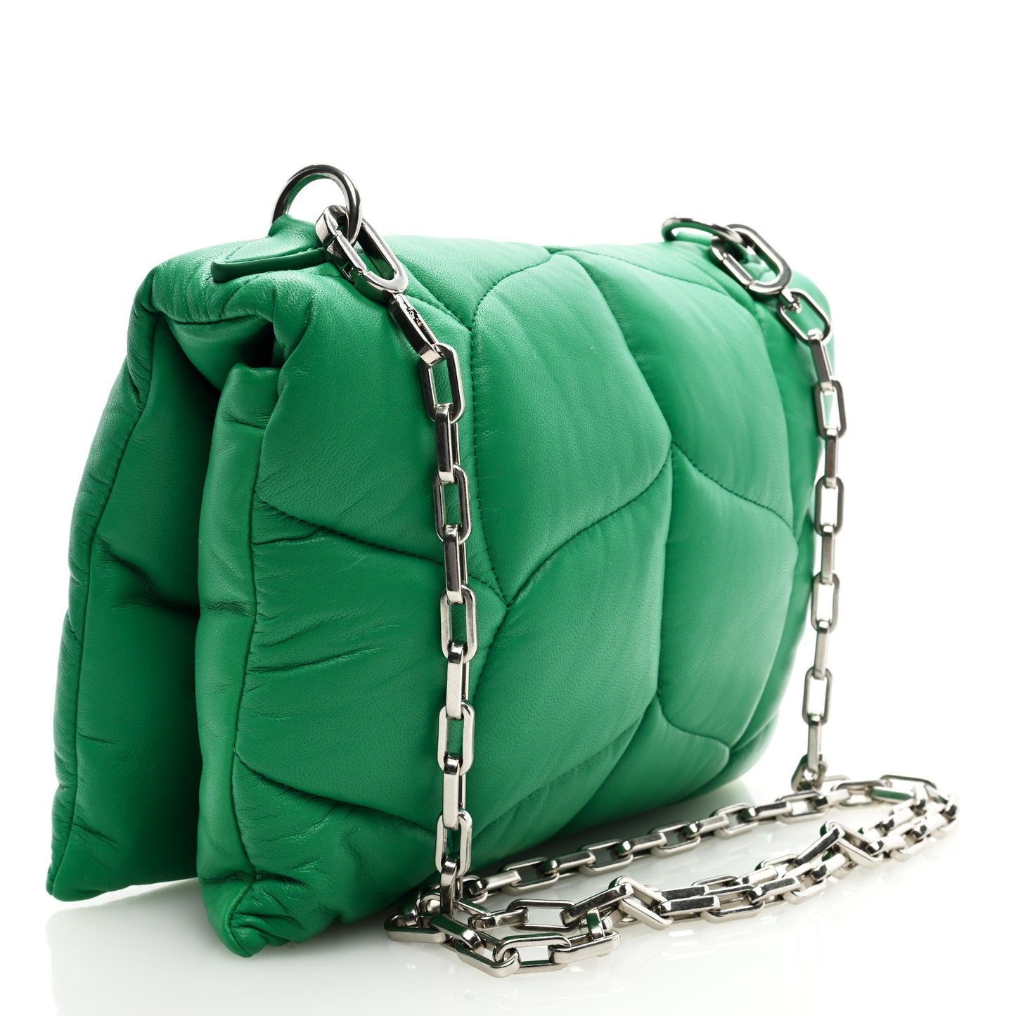 Nappa Pillow Quilted Little Softie Bag Lawn Green