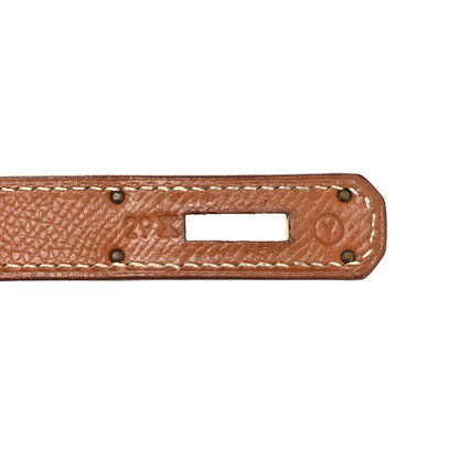 Hermes Courchevel Kelly Retourne 35 Gold 7 of 20