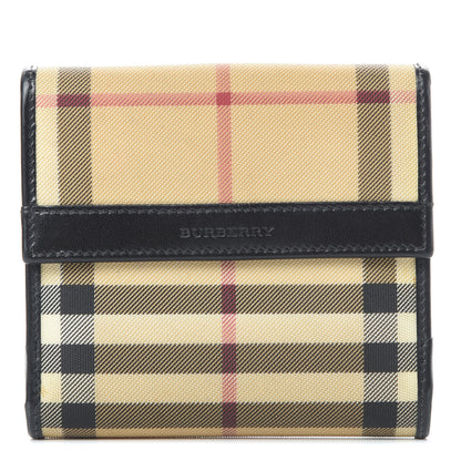 Burberry House Check Compact Wallet Black 1 of 12