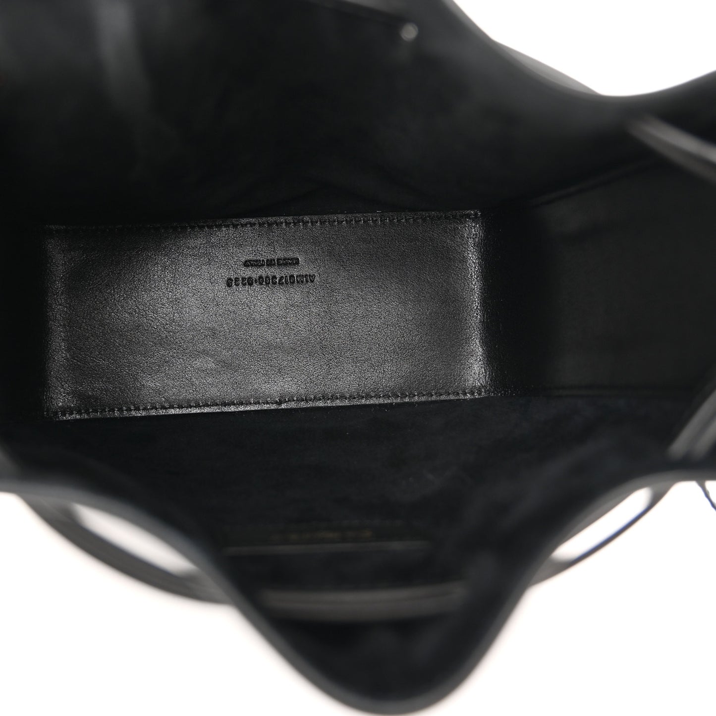 Calfskin Small Bucket Bag Black