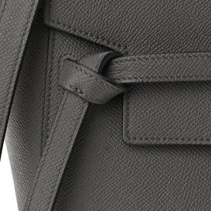 Celine Grained Calfskin Micro Belt Bag Grey 10 of 12