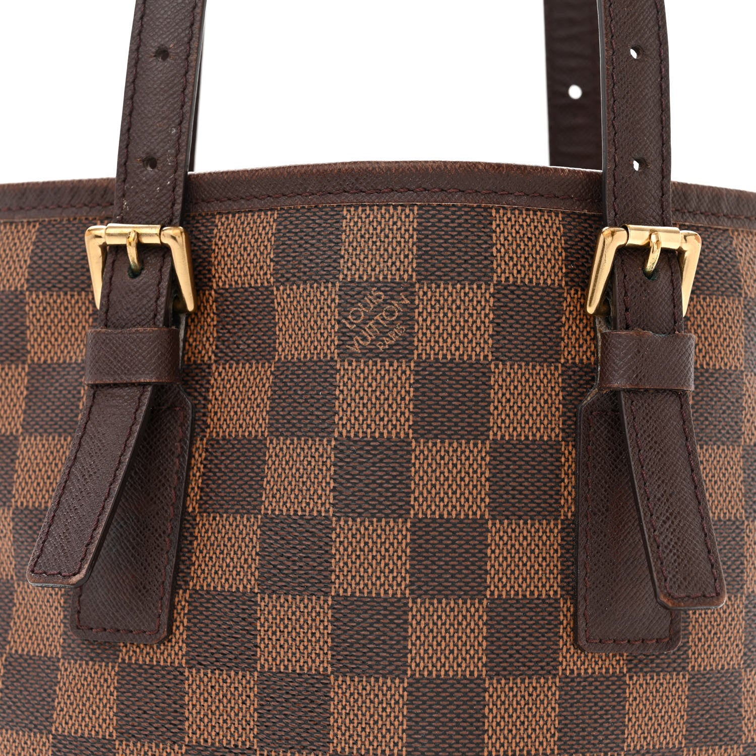 Louis Vuitton LOUIS VUITTON Damier Ebene Marais Bucket 23 8 of 21