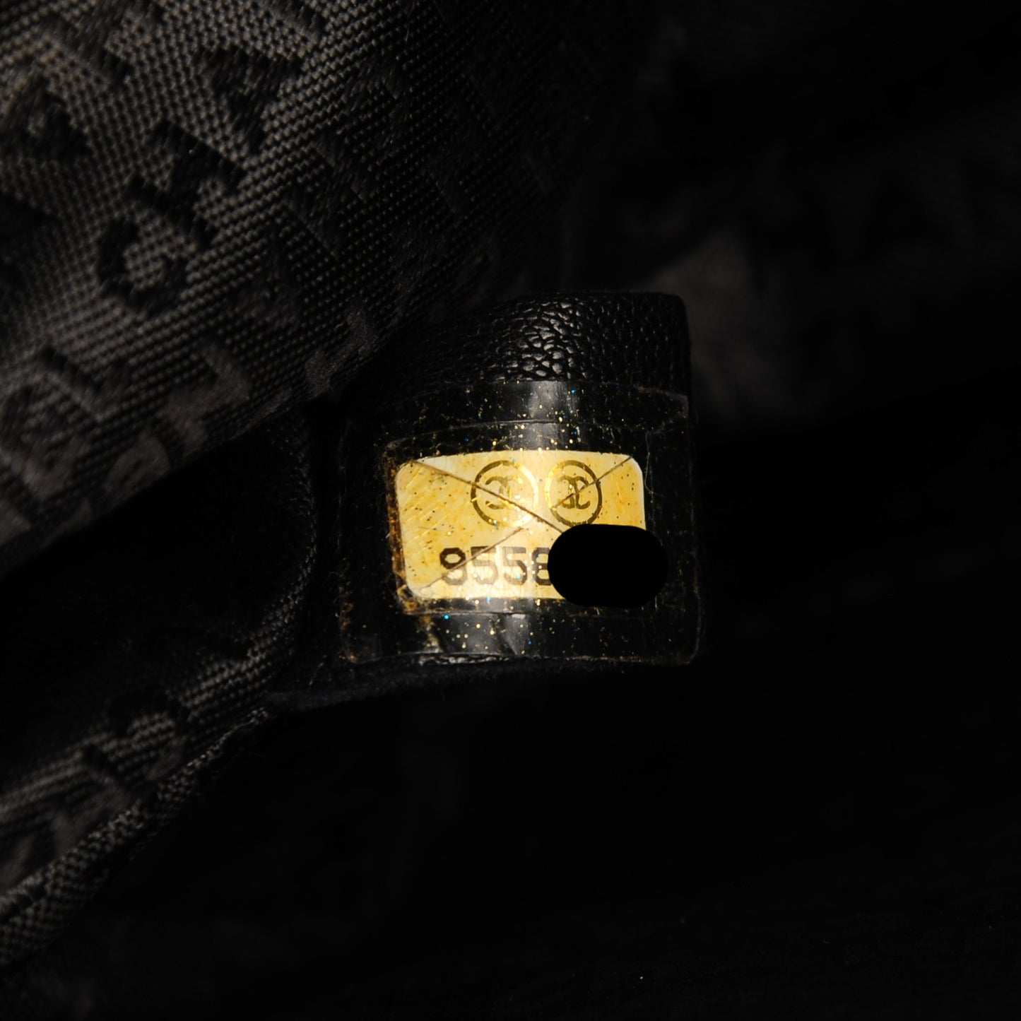 Velvet Chain Small Single Flap Black