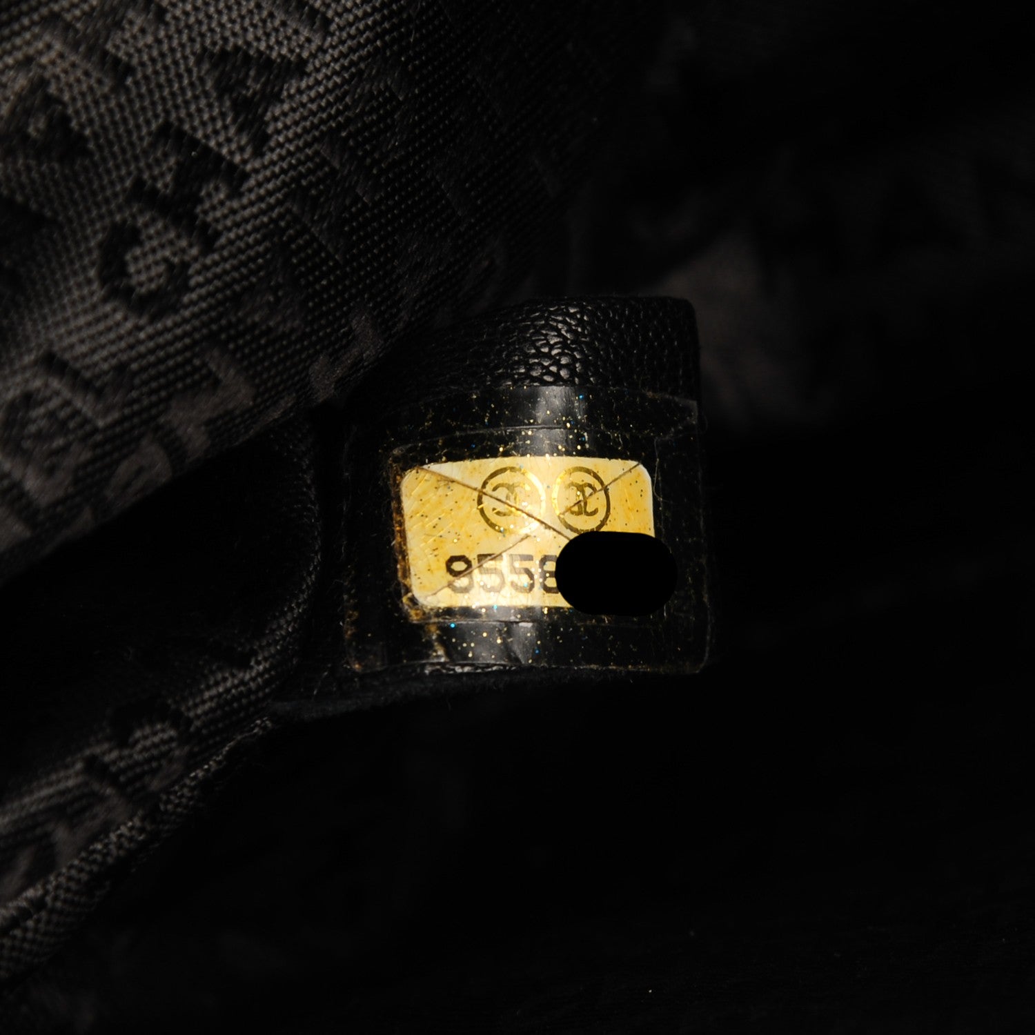 Chanel Velvet Chain Small Single Flap Black 7 of 8