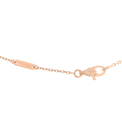 Van Cleef & Arpels 18K Rose Gold Sweet Alhambra Pendant Necklace 4 of 6