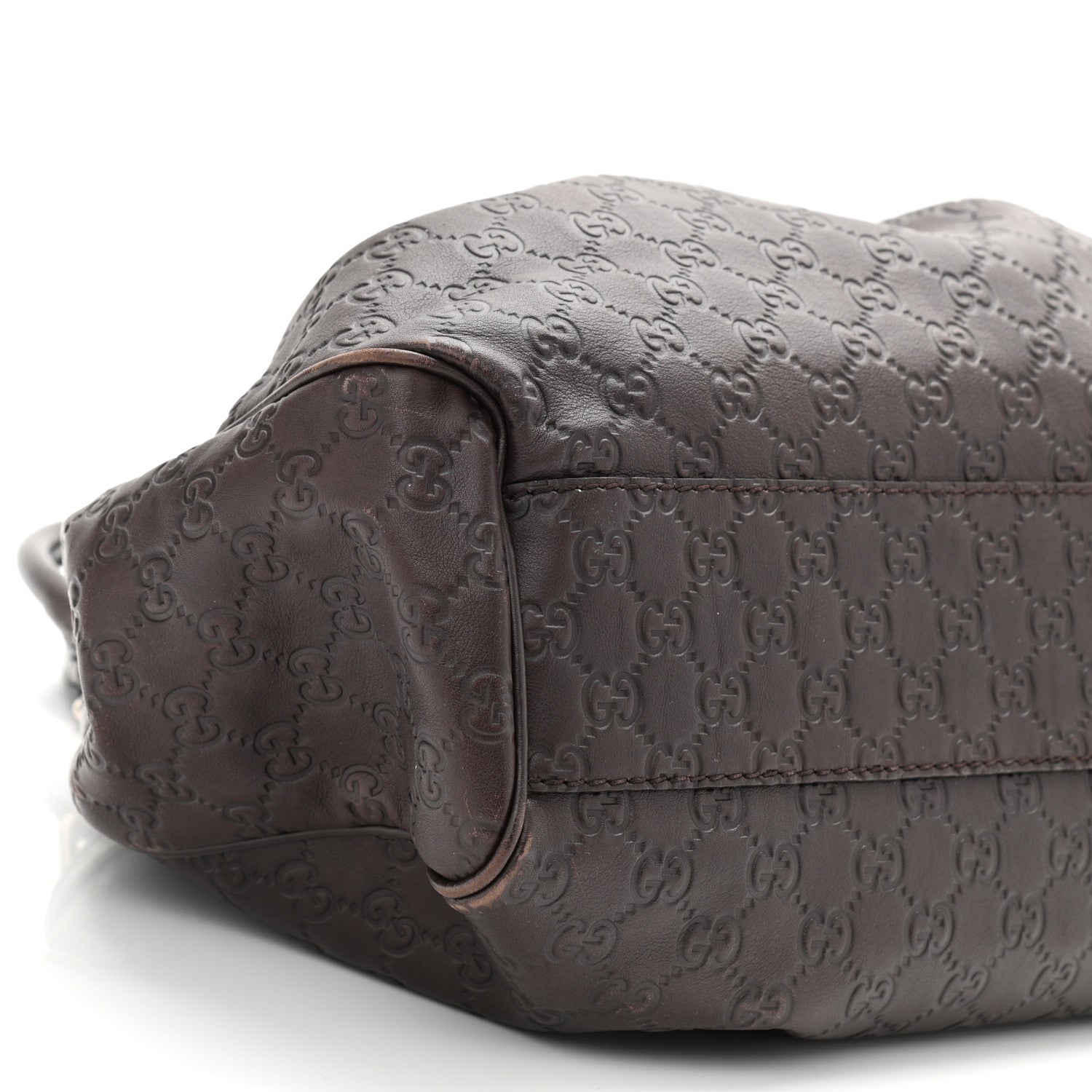 Gucci Guccissima Medium Sukey Tote Chocolate 9 of 10