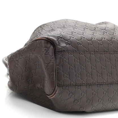 Gucci Guccissima Medium Sukey Tote Chocolate 9 of 10