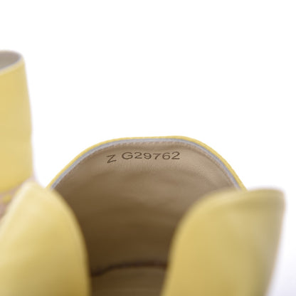 Chanel Lambskin CC Espadrilles 41 Yellow 9 of 15