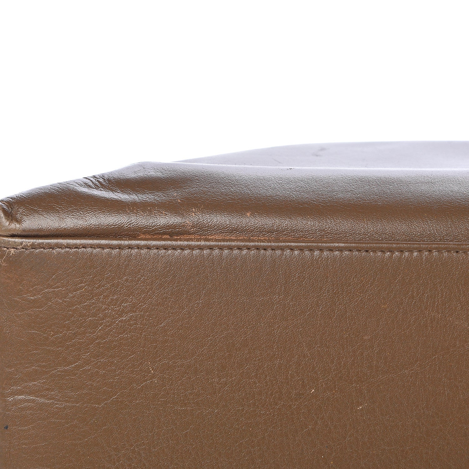 Chanel Lambskin Quilted Shopping Tote Brown 24 of 27